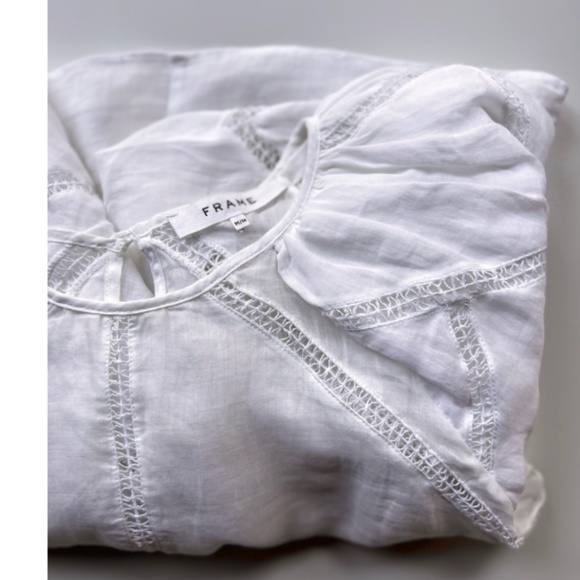 Spring-Perfect Lace Top [Frame, Like New, M] - Picture 5 of 7